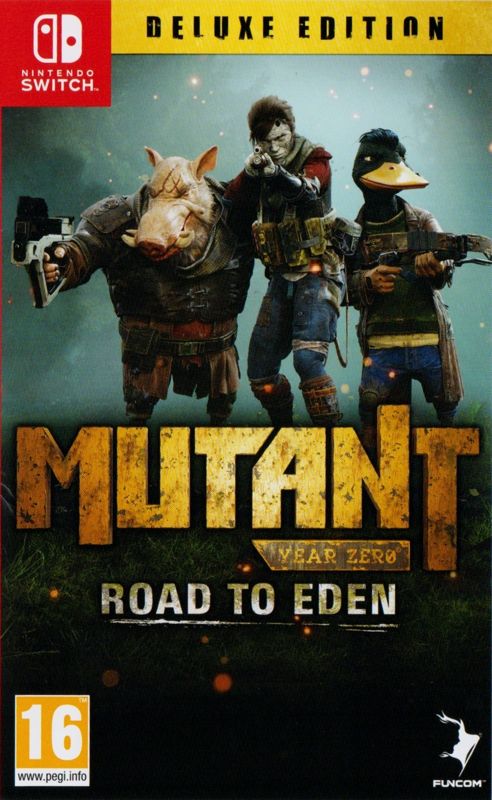 Mutant Year Zero: Road to Eden box art for Nintendo Switch